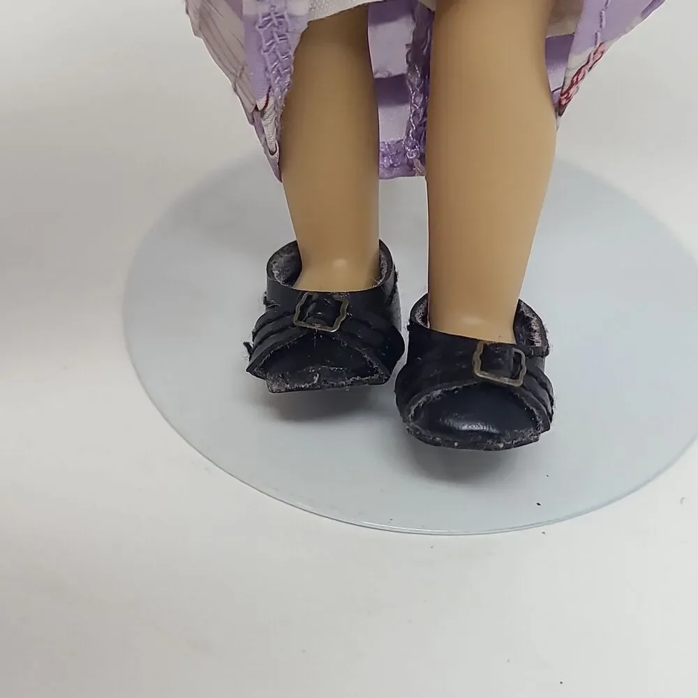 American Girl FELICITY Classic MINI 6” Doll  Painted Eyes Purple Dress Complete